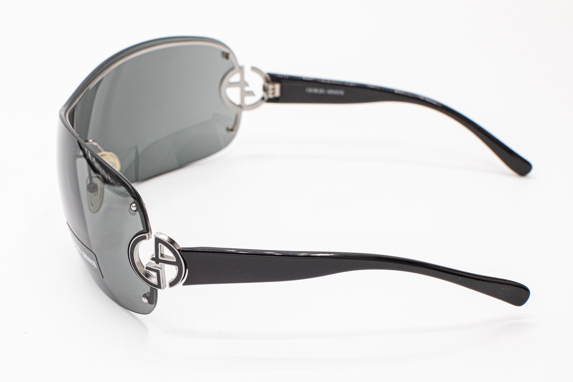Oversized sunglasses Giorgio Armani Black in Plastic - 25355864
