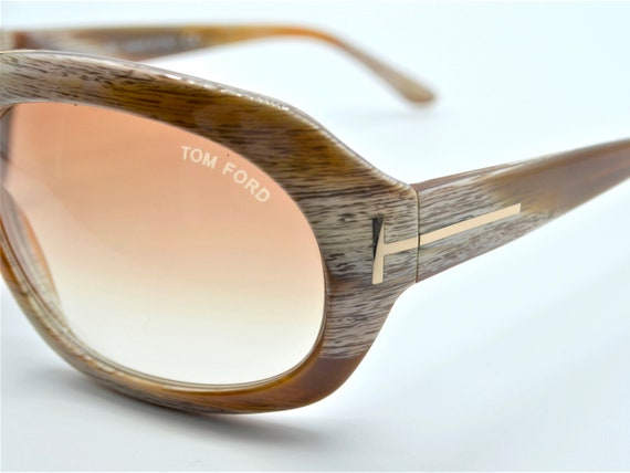 Tom Ford Camilla TF 24 round tortoise sunglasses … - image 6