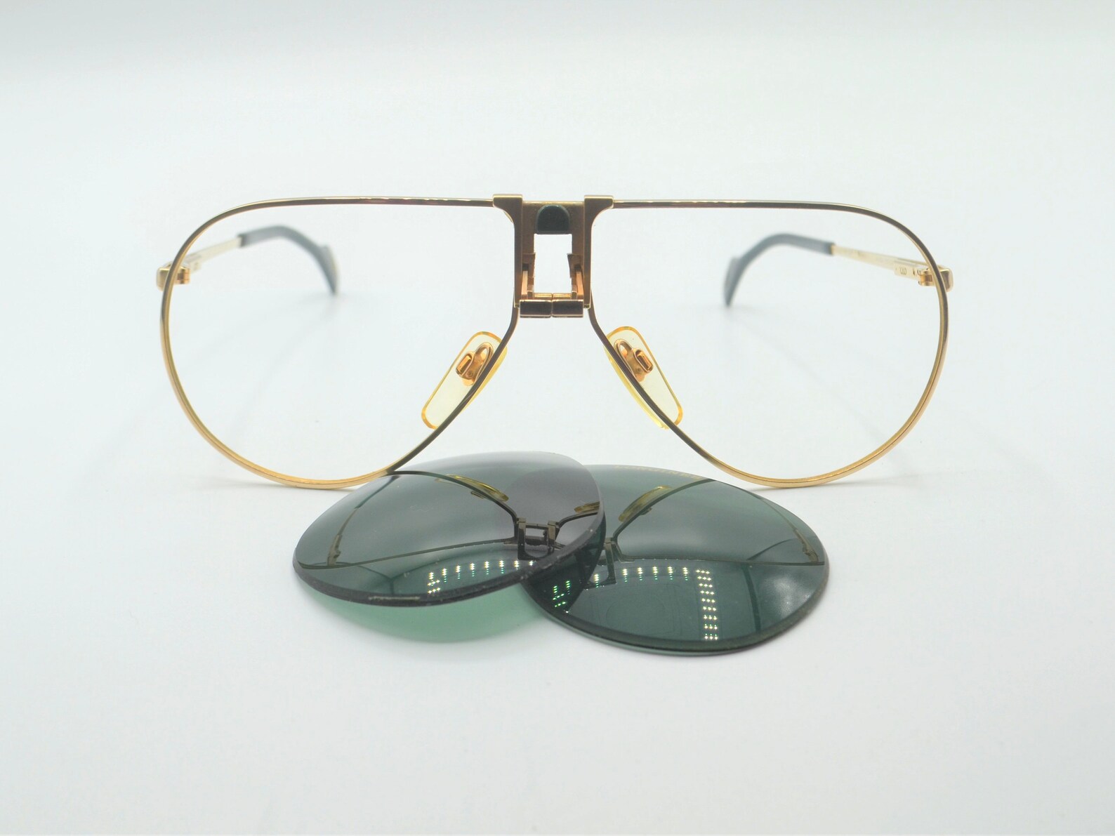 80s Aviator Vintage Men's Sunglasses Longines Iconic Gold Etsy — free download