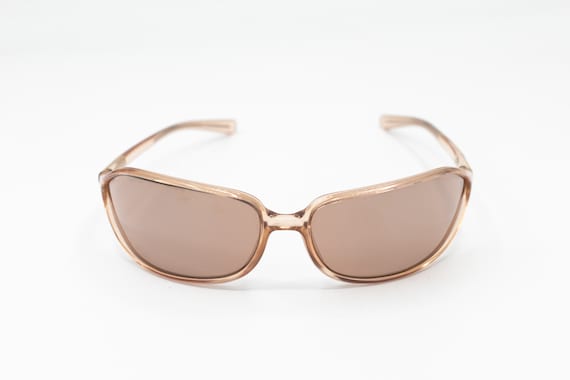 2000s PRADA 05E Oval Wrap Sunglasses Rose - Etsy