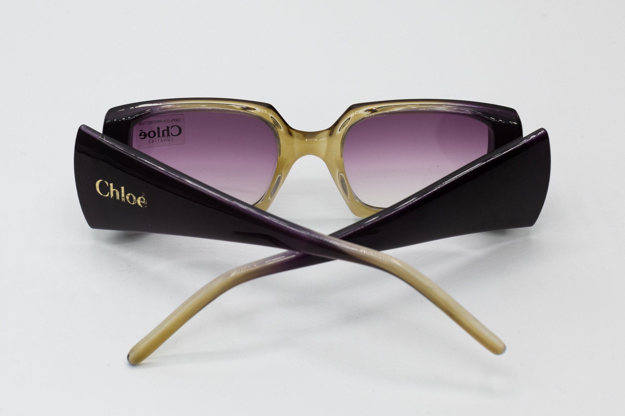 Chloe Sunglasses Brown Pink Purple Chloe CH0278S Square Sunglasses | Fashion Eyewear main image 2