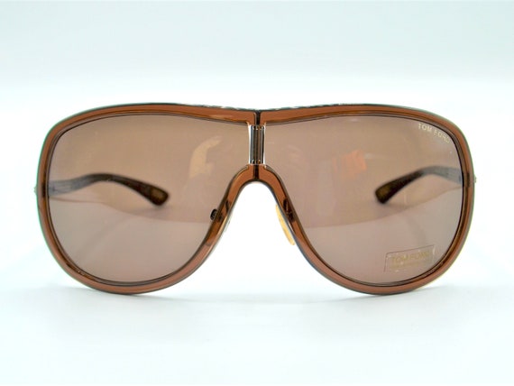 2000s shield sunglasses Tom Ford Andrea 54 - image 2