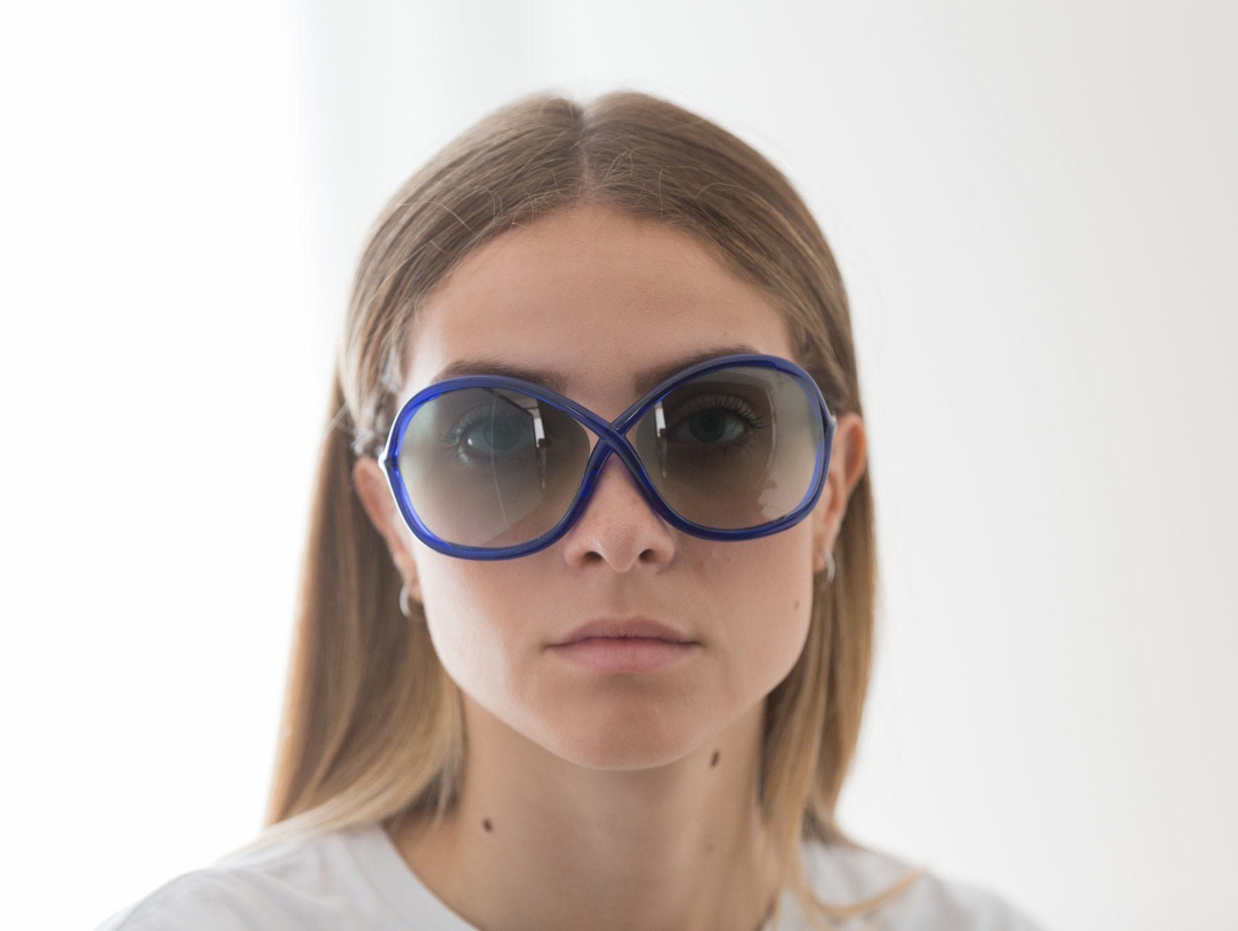 Tom Ford Round Sunglasses Tom Ford Hunter-02 TF946 Sunglasses Women main image 2