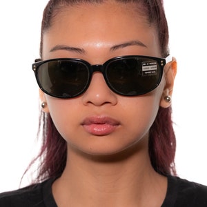 1990s ARMANI 815 vintage sunglasses oval black
