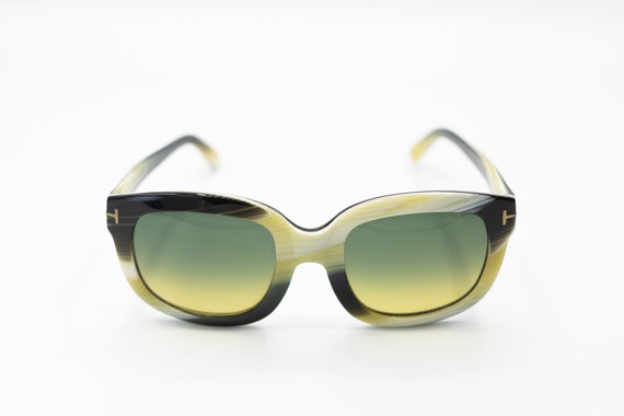 2000s TOM FORD squared sunglasses horn CRISTOPHE … - image 2