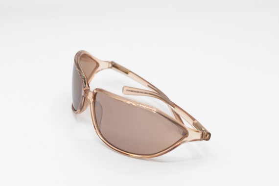 2000s PRADA 05E Oval Wrap Sunglasses Rose - Etsy