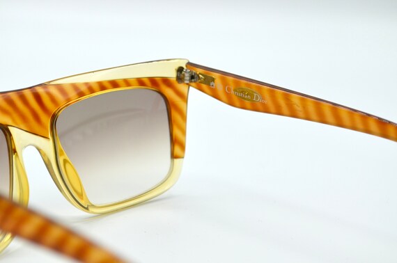 Vintage Dior squared sunglasses 80s woman 2400 - image 5