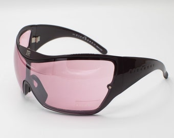 2000s MIU MIU SMU07D Sunglasses Squared Pink 3631-S - Etsy