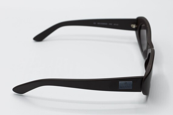 GUCCI 90s Oval Vintage Sunglasses Matte Brown GG2438 - Etsy Canada