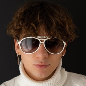 Belstaff 2000s aviator sunglasses with double bridge BS25