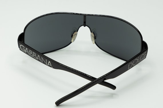 Dolce & Gabbana Visor Sunglasses in Black for Men