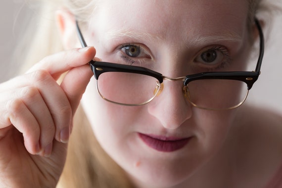 1950s vintage eyeglasses Viennaline browline - image 9