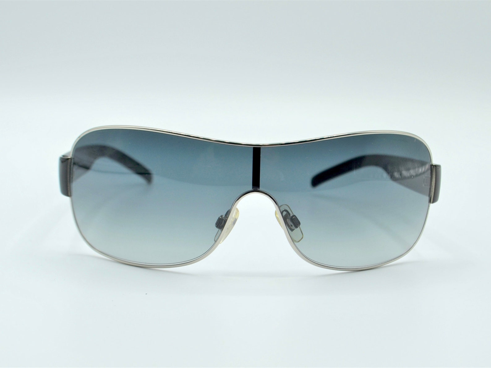 Dolce & Gabbana 2000s Shield Sunglasses With Rhinestones 2039b - Etsy