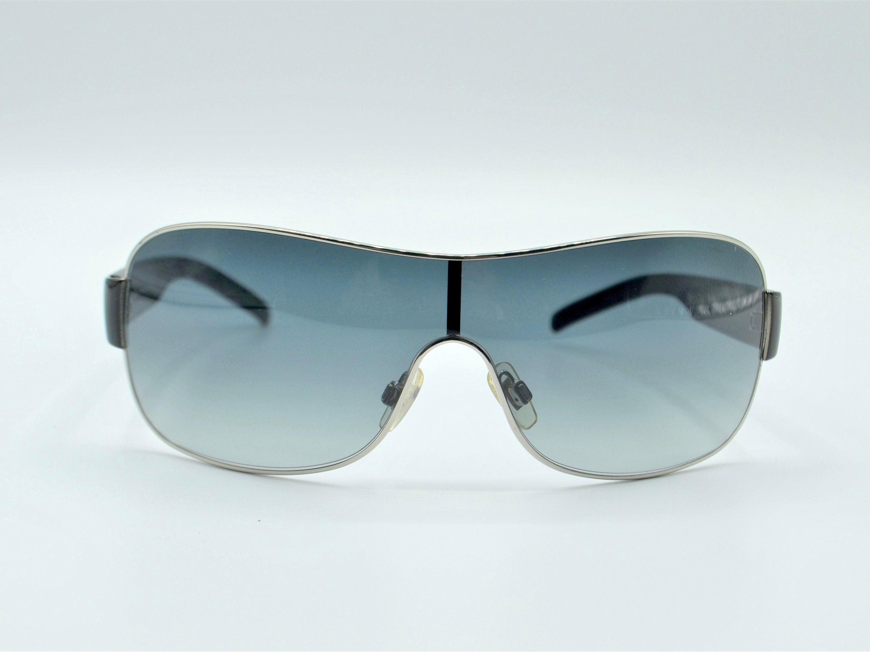 Dolce & Gabbana 2000s Shield Sunglasses With Rhinestones Dolce & Gabbana 2000s Shield Sunglasses With Rhinestones
