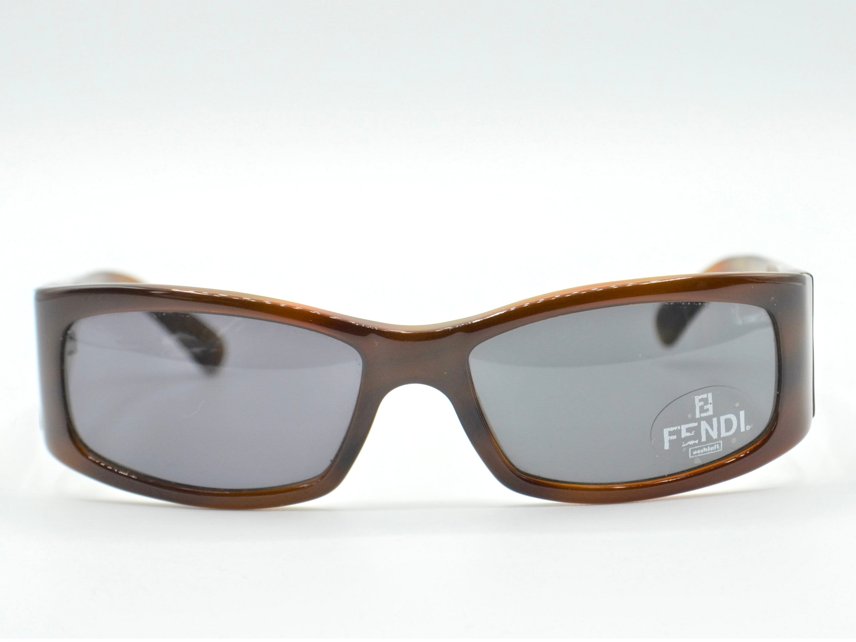 Fendi Vintage Sunglasses 90s Squared Narrow Brown SL 7736 - Etsy Fendi Vintage Sunglasses 90s Squared Narrow Brown SL 7736 - Etsy