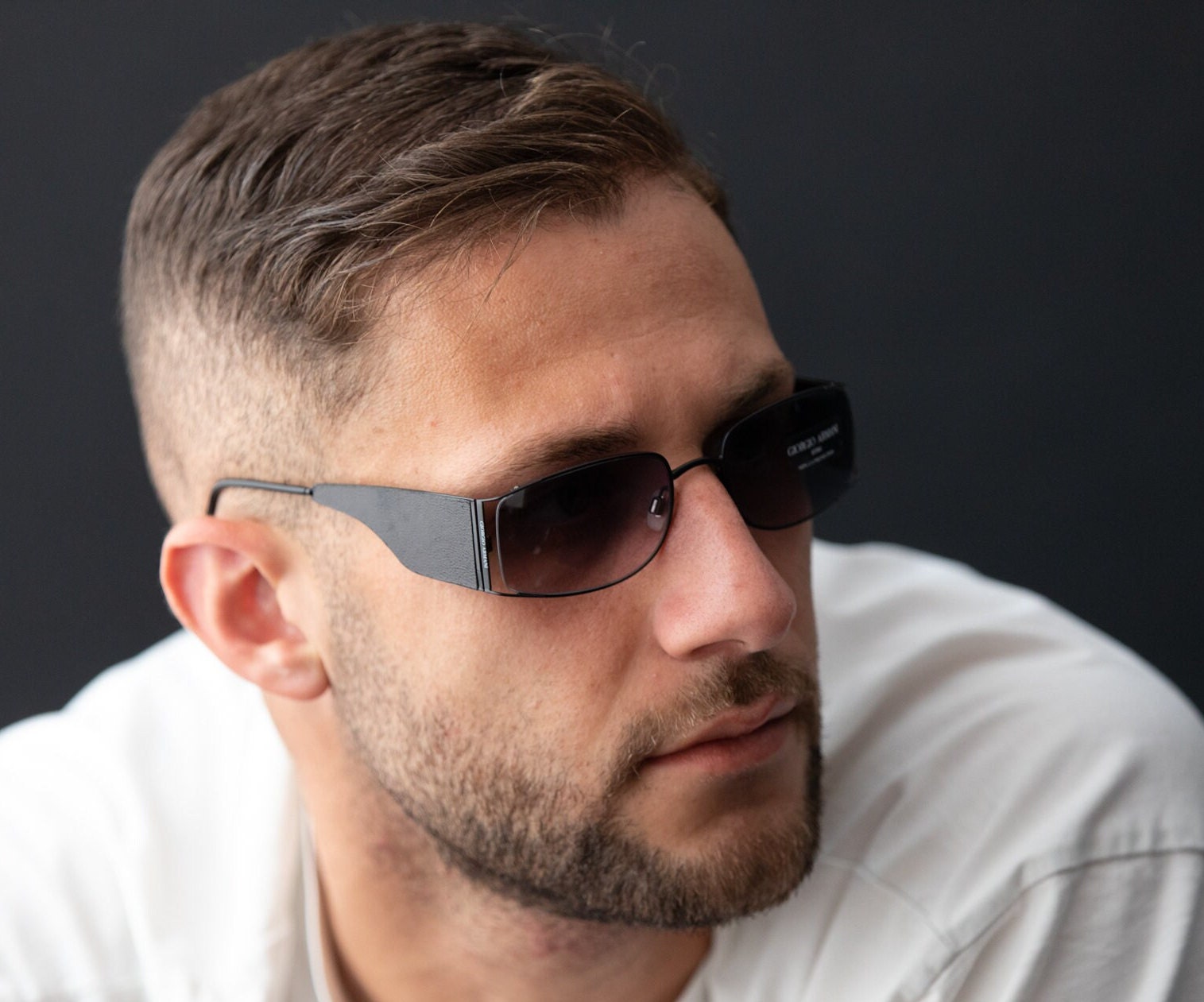 小物 2000s Giorgio Armani square sunglasses 1990s ARMANI Vintage Sunglasses Squared 1580 - Etsy Canada