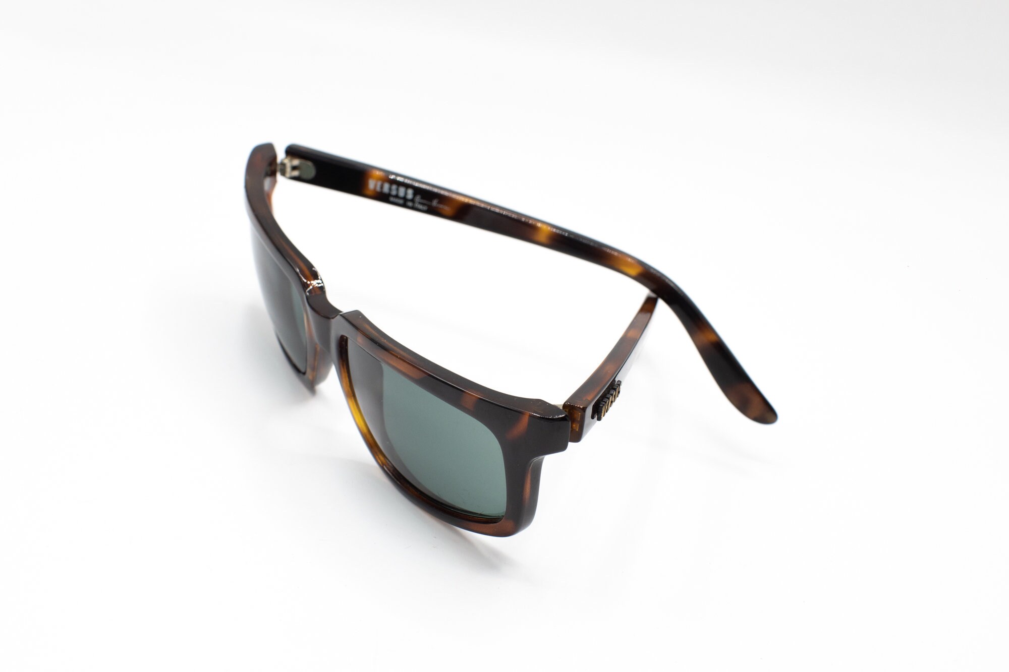 Vintage style sunglasses E10 1990s Versus Versace E10 Vintage Sunglasses Rectangle Dark  main image 4