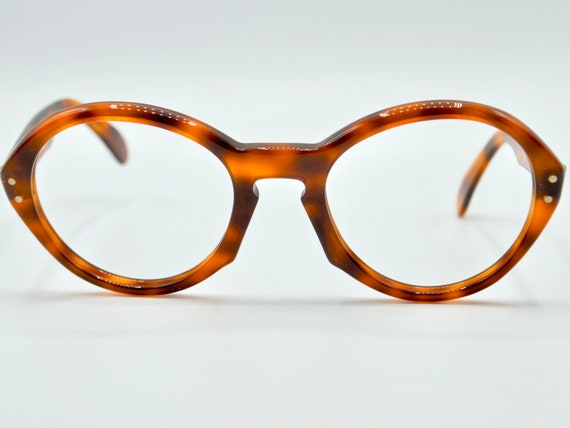 1960 Lozza ovale vintage occhiali tartaruga GRETEL - image 2