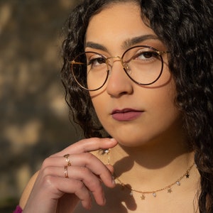 Viennaline 80s round vintage eyeglasses classic 1554