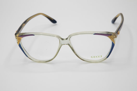 Gucci vintage eyeglasses women's 80s cat eye GG113 - image 2