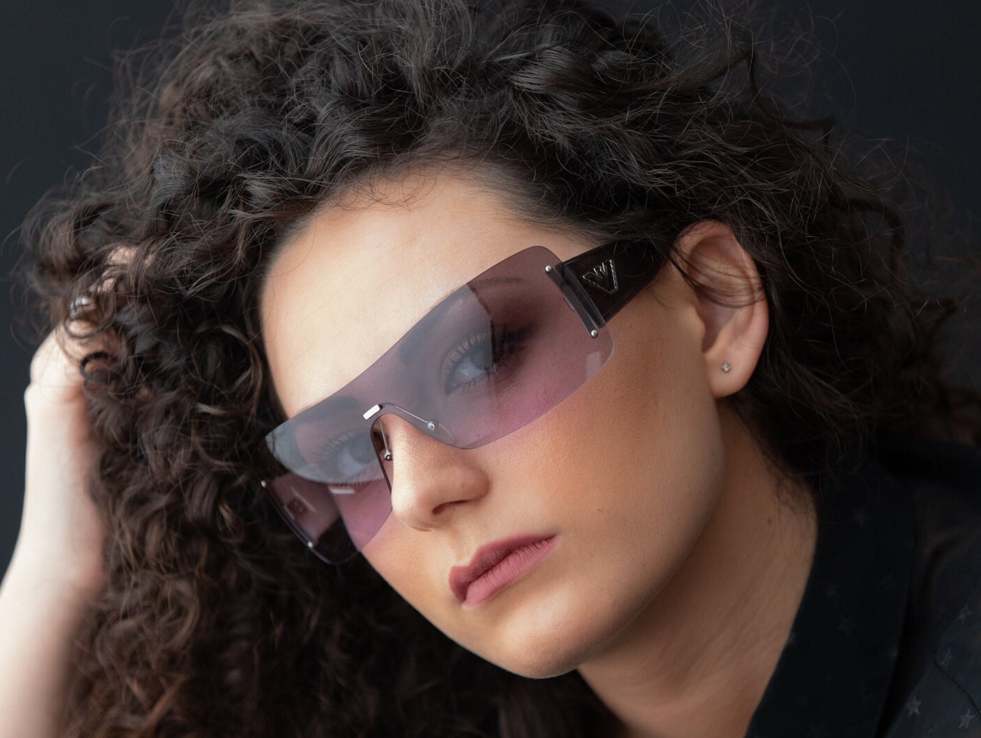 ARMANI 2000s Rimless Shield Sunglasses Boozed EA9452/S - Etsy ARMANI 2000s Rimless Shield Sunglasses Boozed EA9452/S - Etsy