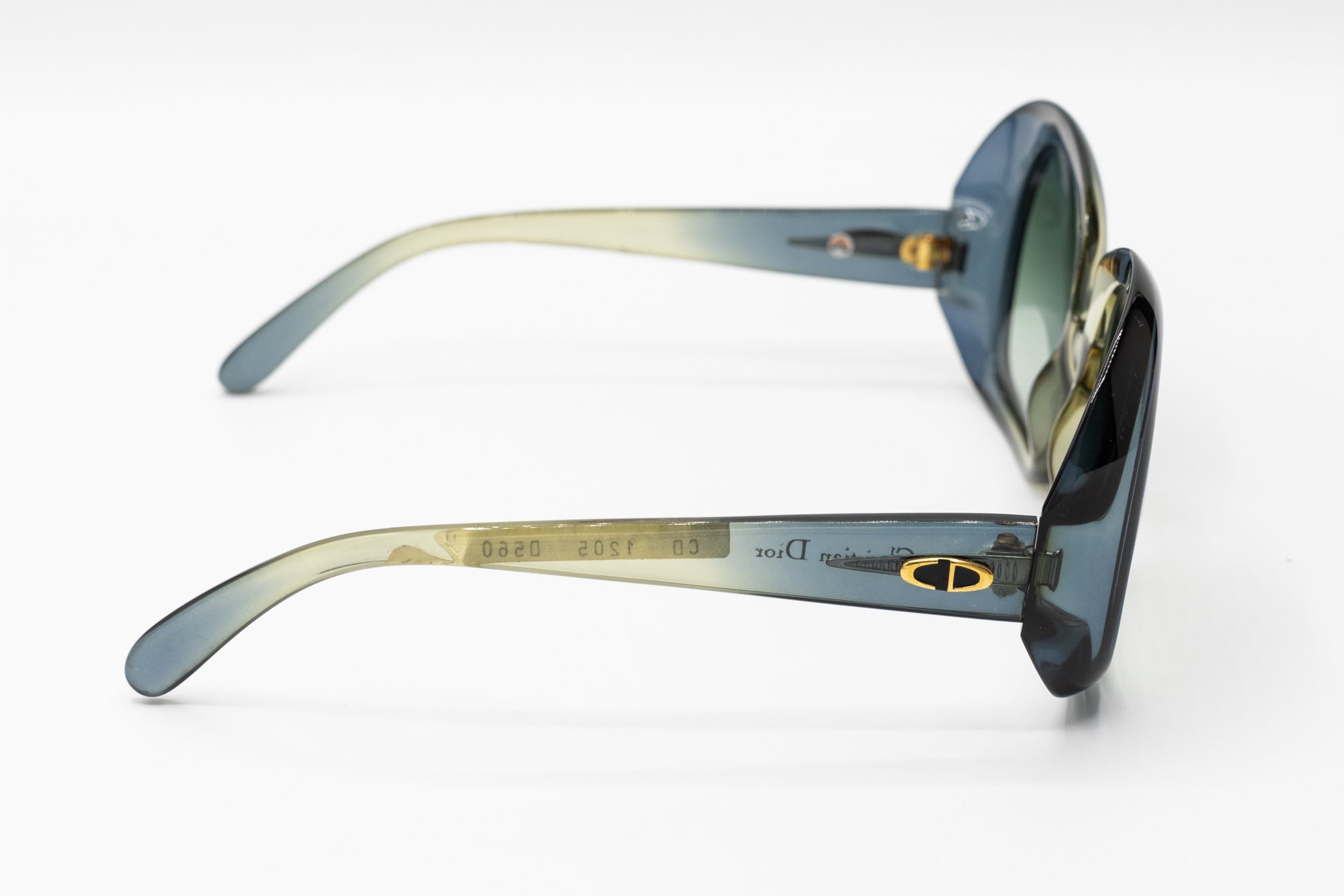 1980s DIOR 1205 Vintage Oversized Sunglasses Round - Etsy