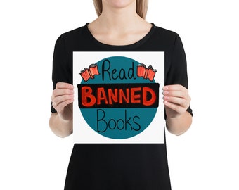Read Banned Books - Matte Print Poster