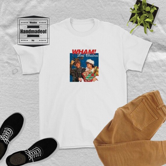 Men S Wham Last Christmas Album Cover T Shirt Cotton Unisex Etsy