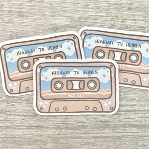 NCT 127 Highway To Heaven Cassette Tape Sticker | NCT Glossy / Matte / Holographic Stickers