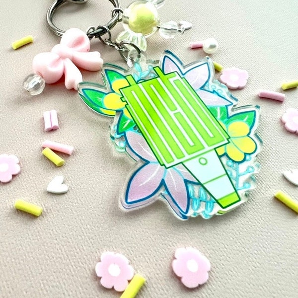 NCT Lightstick Keychain | Acrylic Charm | Keyring