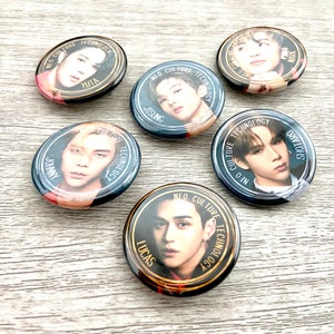 NCT Pin Back Buttons | Badges | Flair