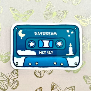 NCT 127 Day Dream Kassettenaufkleber | Glänzende / Matte / Holografische Aufkleber
