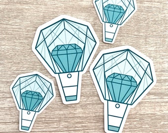 SHINee Lightstick Sticker | SHINee Matte / Glossy / Holographic Stickers