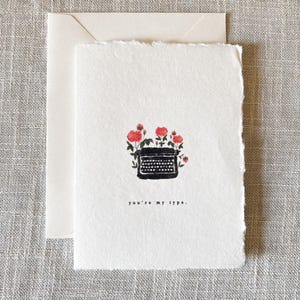 Biglietto d'auguri su carta fatta a mano - Per tutte le occasioni, Anniversario, San Valentino, Apprezzamento