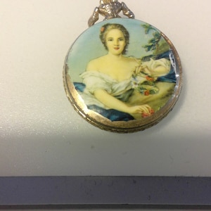 Vintage Rotary Swiss Pendant Ladies Pocket Watch
