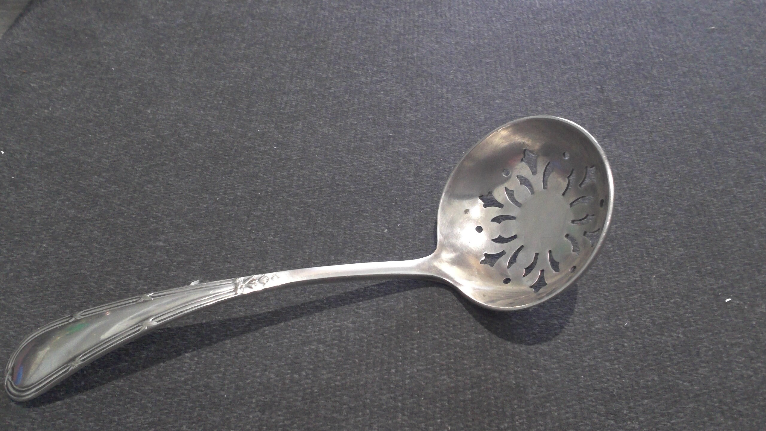 Silver plated sugar sifter spoon vintage cutlery and Etsy