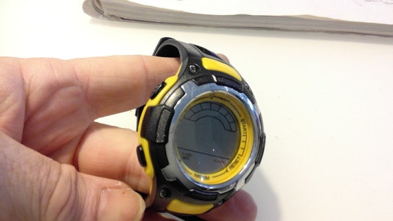 Yellow digital watch 2025