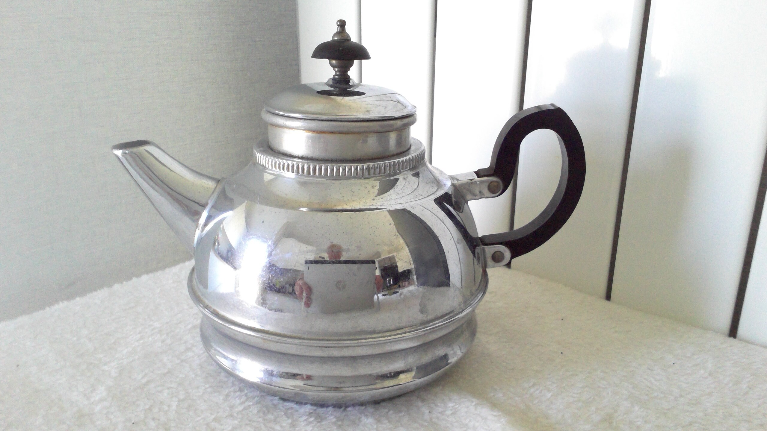 Vintage Chrome simplex Jubilee Teapot Etsy