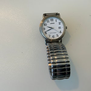 Lorus Easy-Read Unisex Vintage Date watch - VK32-X193