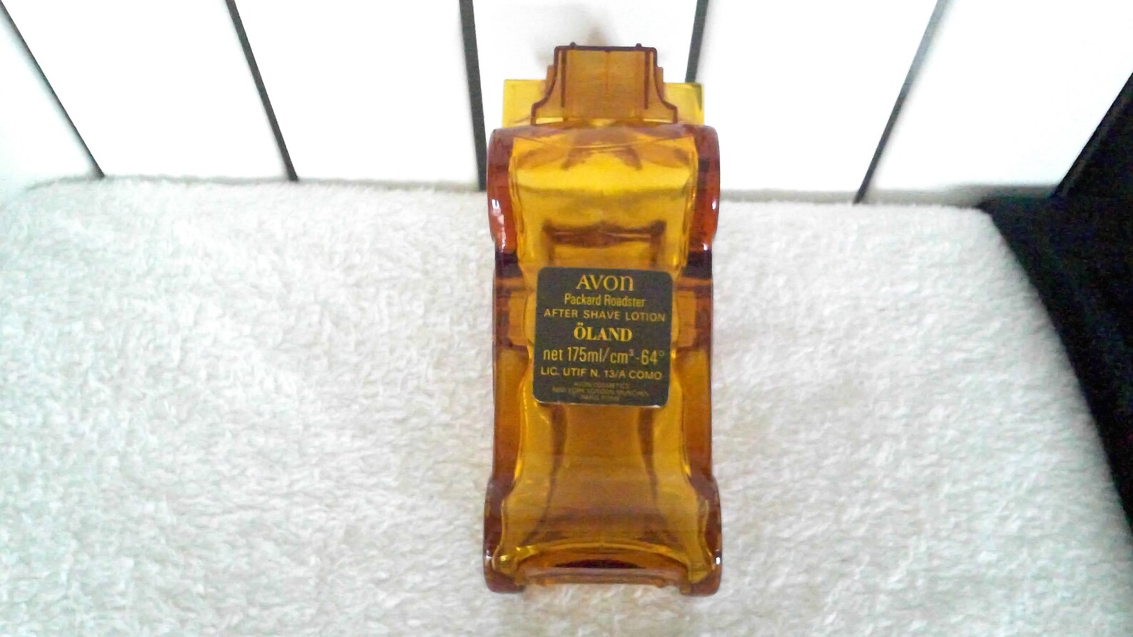 Avon Packard Roadster Cologne Bottle Car Shaped Amber Glass Etsy