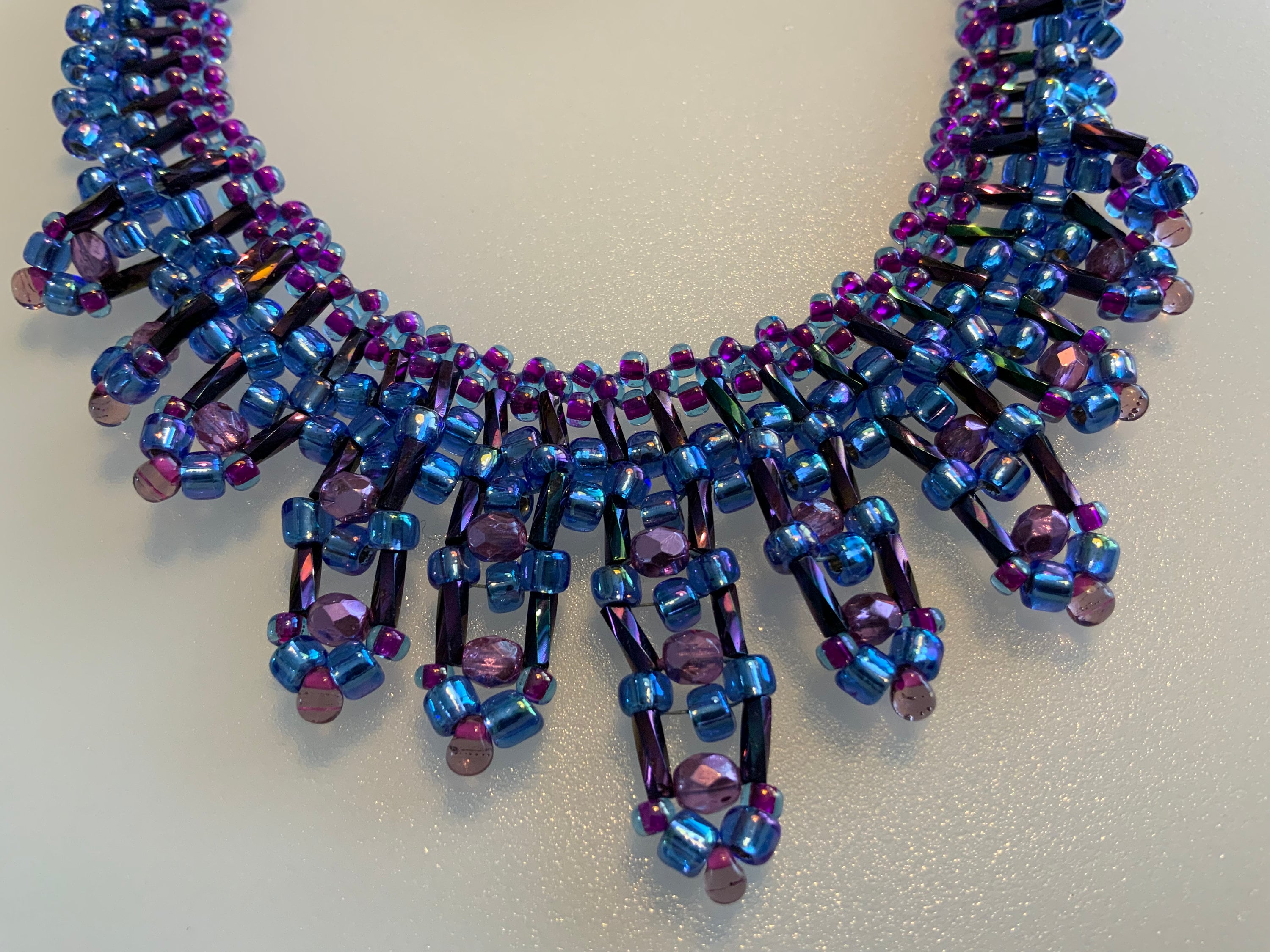 Unique beaded necklaces deals