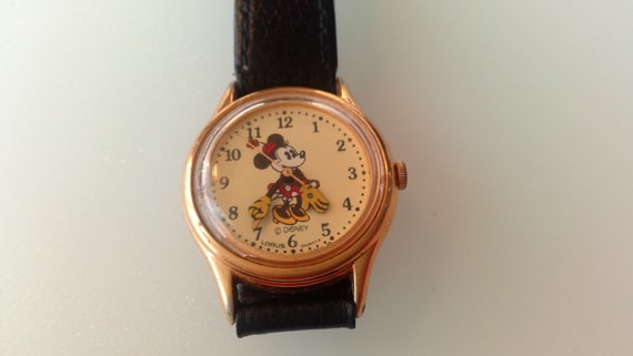 Gold-tone Lorus V515-6080 A1 Disney Minnie Mouse … - image 3