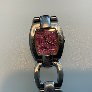 Ladies Esprit Bracelet Watch - Pink sparkly face