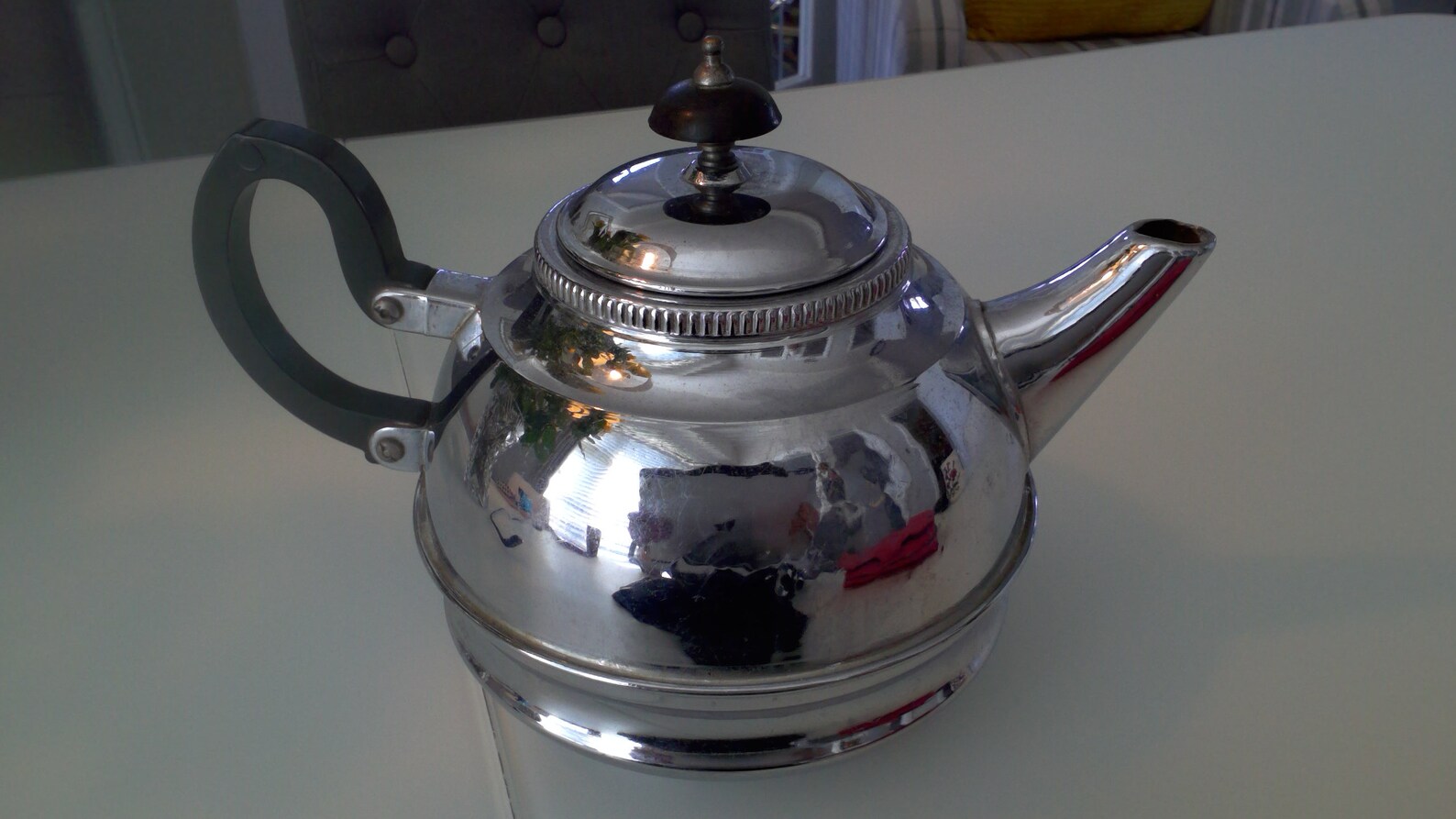 Vintage Chrome simplex Jubilee Teapot Etsy