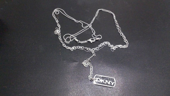 DKNY 20 Necklace With Pendant Tag Genuine NEW Etsy Australia
