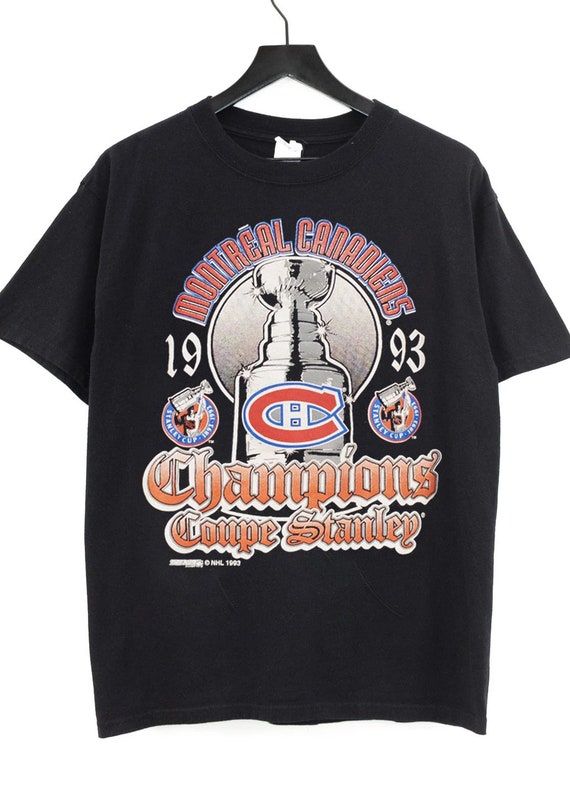 Vintage 1993 Montreal Canadiens Stanley Cup Champions T-shirt | Etsy