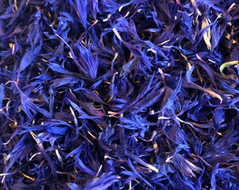 Blue Cornflower Petals - Hand picked,High Quality,Dried Cornflower, Natural,Tea, Wedding Confetti,Candle, Soap,Craft, Bath Bomb,10g/0.35 oz