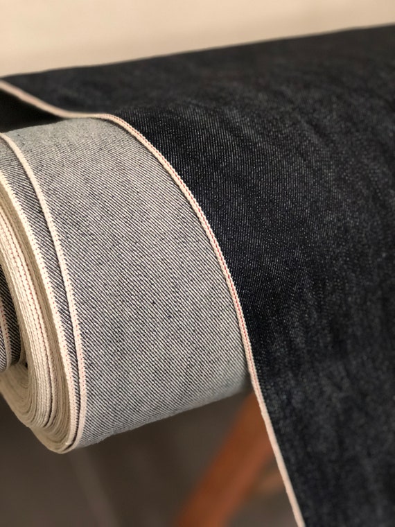 Stretch Denim 14 Oz Denim Fabric Wholesale 14oz Indigo Black Slub