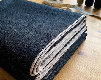4 Yard Selvedge Denim Jeans Kit | Sanforized Raw Denim Fabric