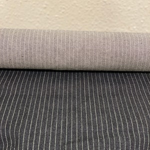 11.5oz - Indigo Black Pinstripe Selvedge Denim Fabric - 30&quot;width-  (Sanforized) - MYD305 - KSDenim
